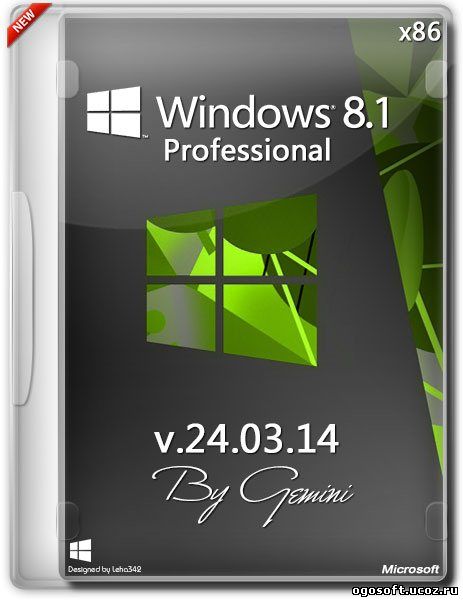 Windows 8.1 Professional x86 v.24.03.14 by Gemini (2014/RUS)